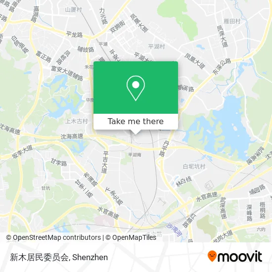 新木居民委员会 map