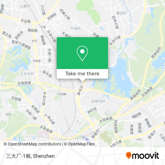 三大厂-1栋 map