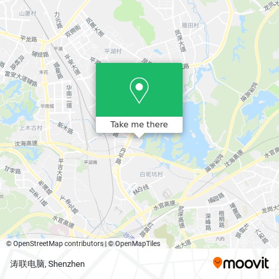 涛联电脑 map