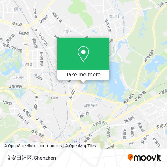 良安田社区 map