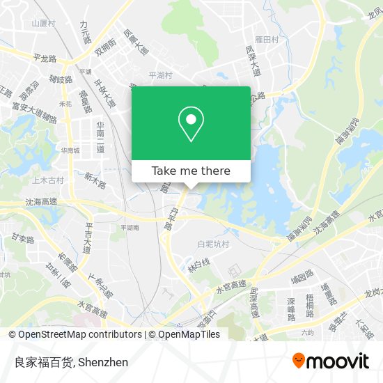 良家福百货 map