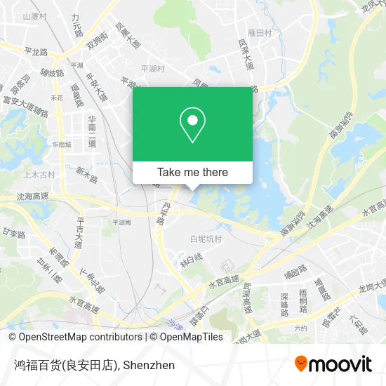 鸿福百货(良安田店) map