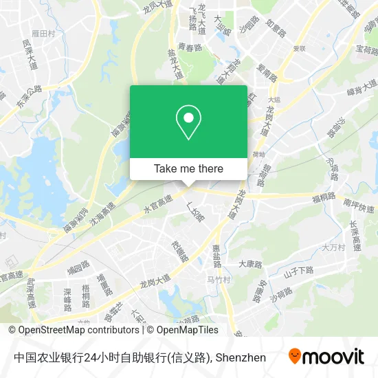 中国农业银行24小时自助银行(信义路) map