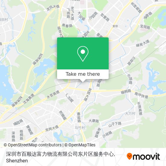 深圳市百顺达富力物流有限公司东片区服务中心 map