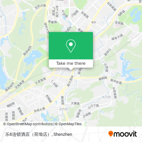 乐8连锁酒店（荷坳店） map