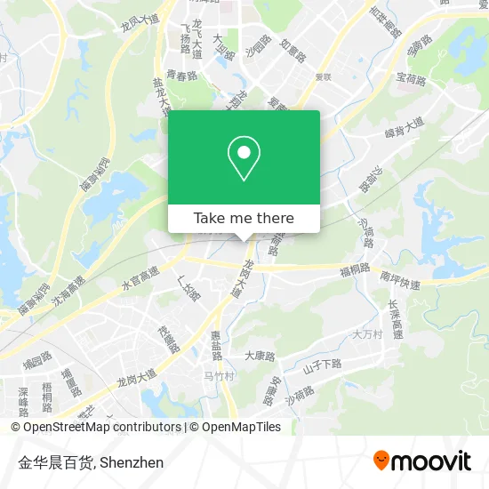 金华晨百货 map