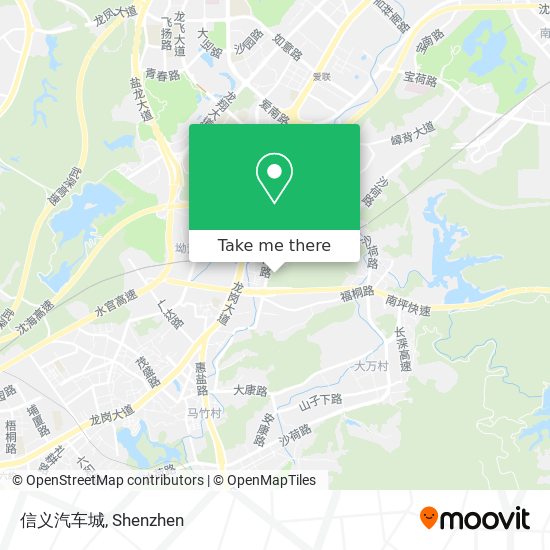 信义汽车城 map