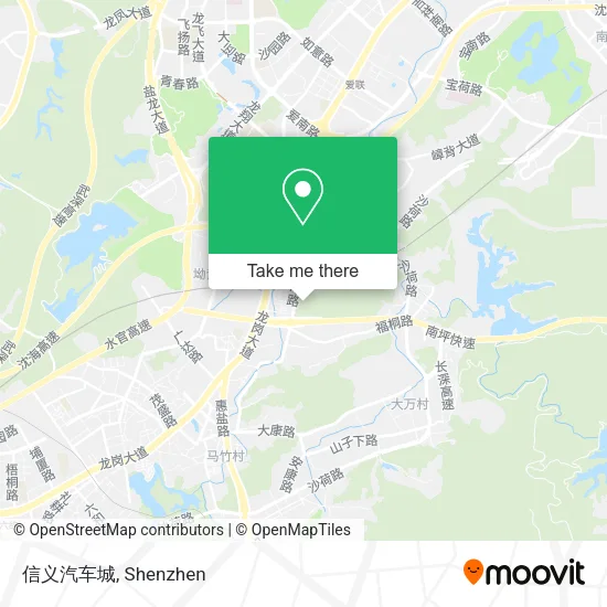 信义汽车城 map
