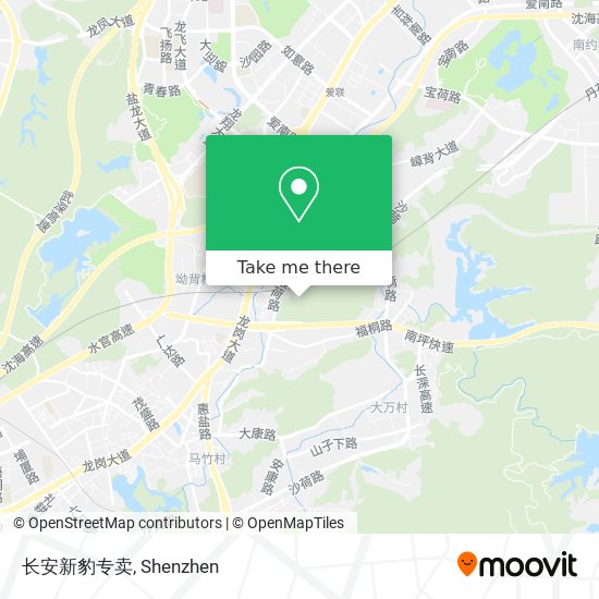 长安新豹专卖 map