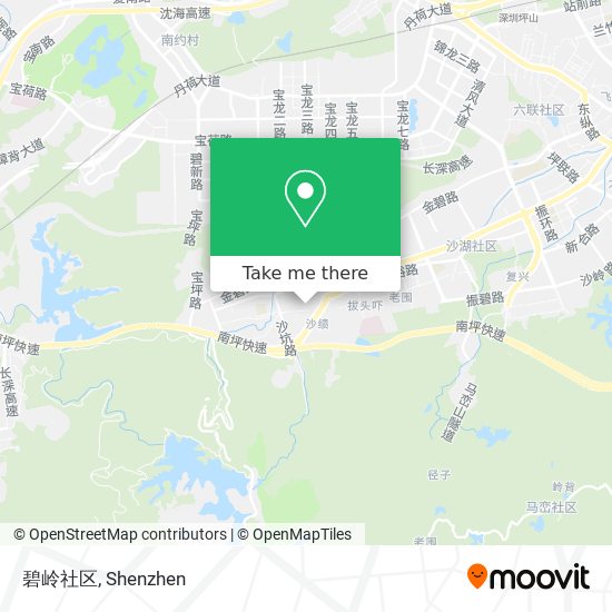 碧岭社区 map