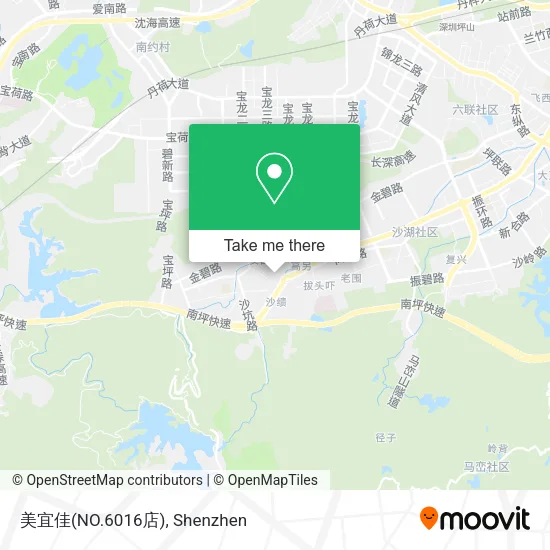 美宜佳(NO.6016店) map