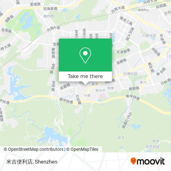 米吉便利店 map