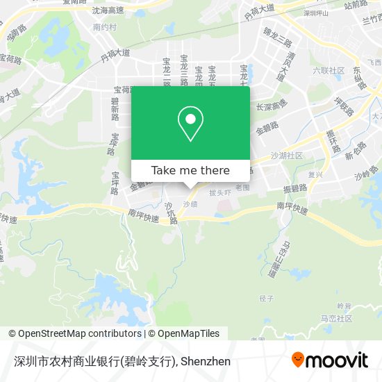 深圳市农村商业银行(碧岭支行) map