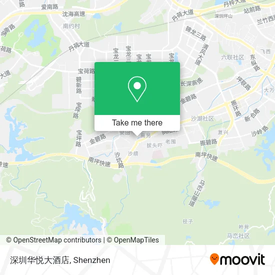 深圳华悦大酒店 map