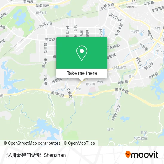 深圳金碧门诊部 map