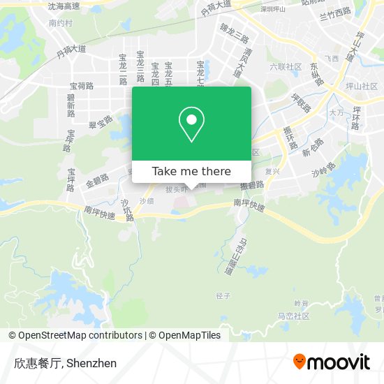 欣惠餐厅 map