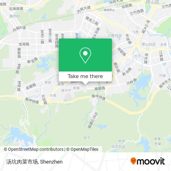 汤坑肉菜市场 map