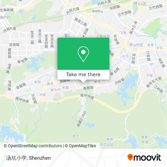 汤坑小学 map