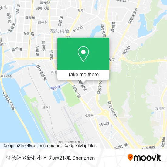 怀德社区新村小区-九巷21栋 map