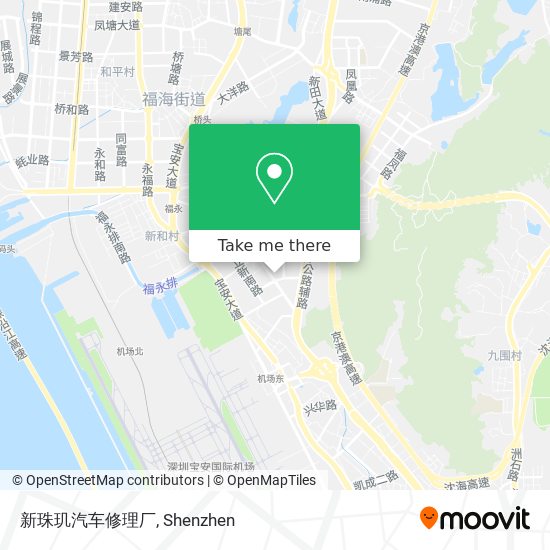 新珠玑汽车修理厂 map