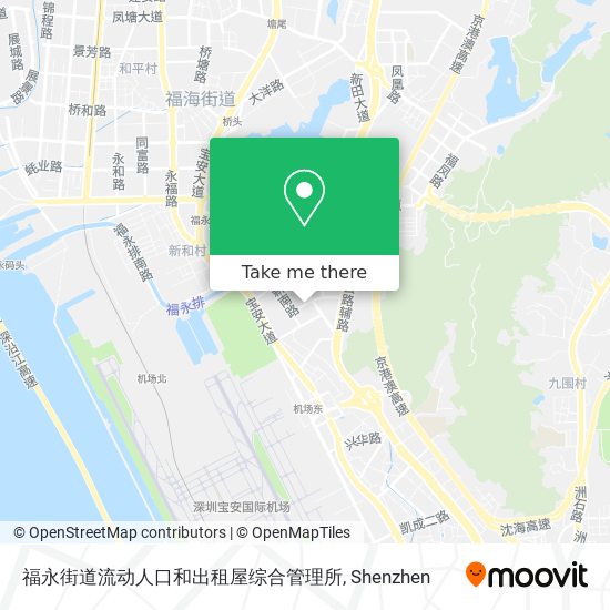 福永街道流动人口和出租屋综合管理所 map