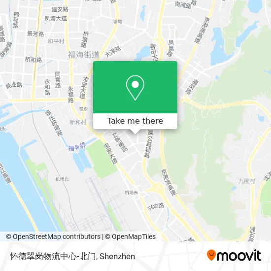 怀德翠岗物流中心-北门 map