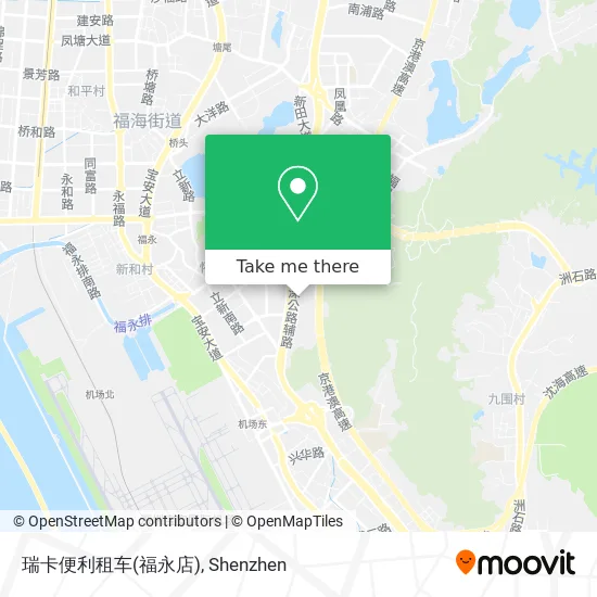 瑞卡便利租车(福永店) map