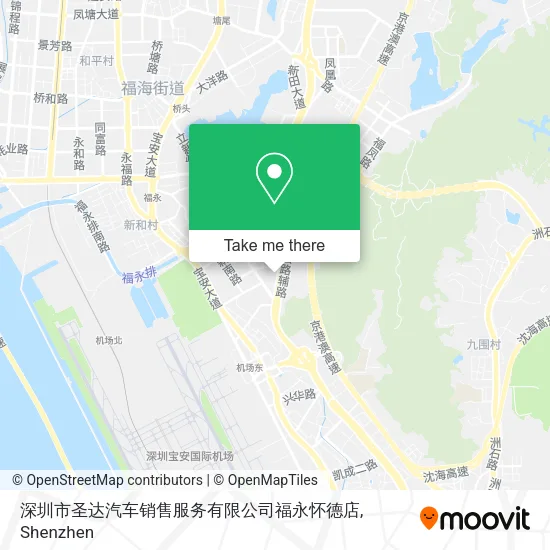 深圳市圣达汽车销售服务有限公司福永怀德店 map