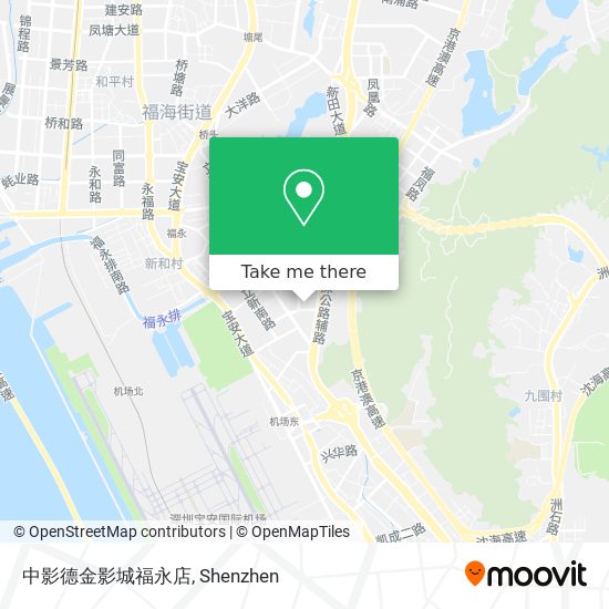 中影德金影城福永店 map