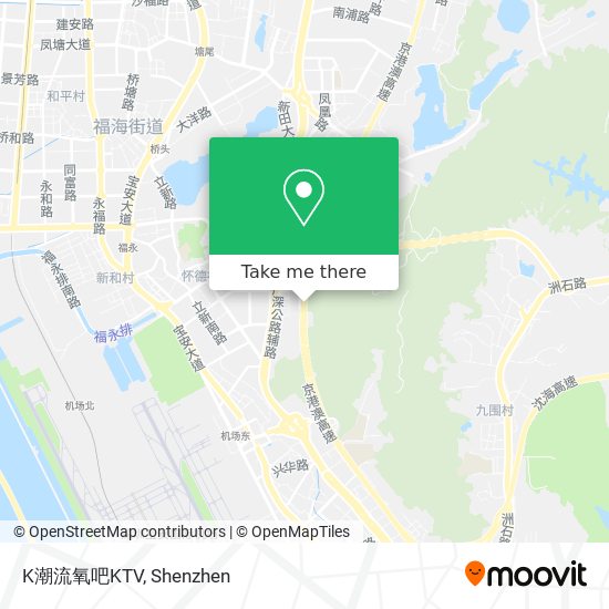 K潮流氧吧KTV map