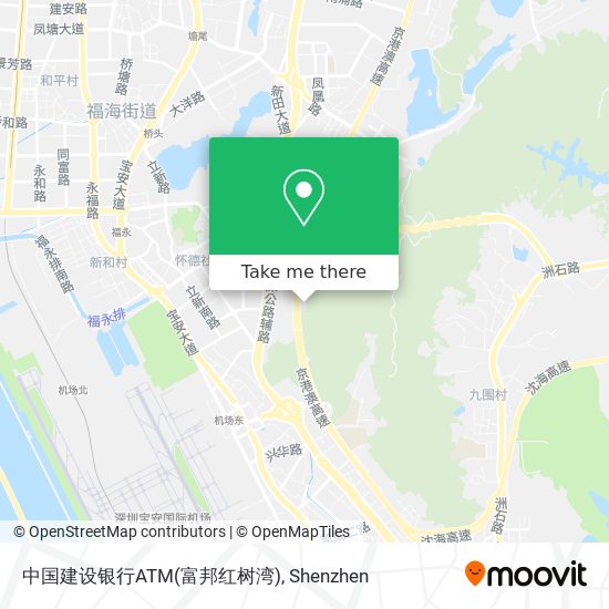 中国建设银行ATM(富邦红树湾) map