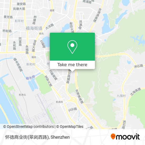 怀德商业街(翠岗西路) map