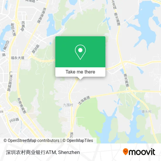 深圳农村商业银行ATM map