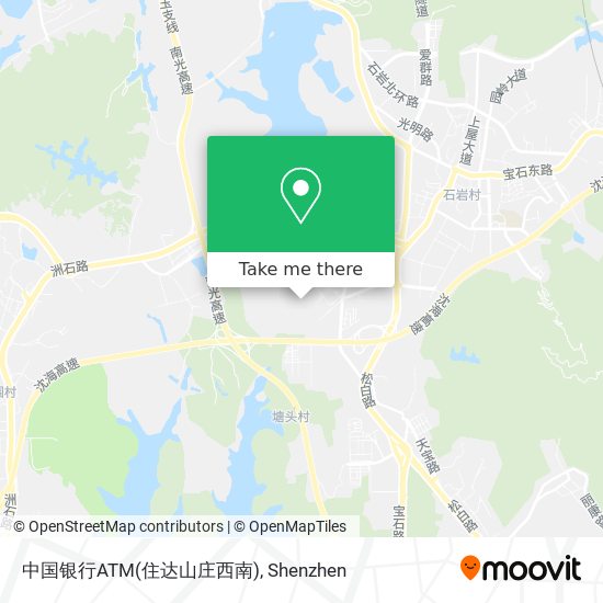 中国银行ATM(住达山庄西南) map