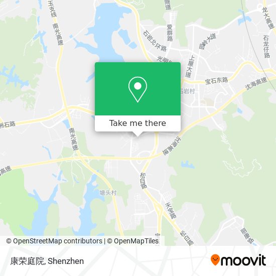 康荣庭院 map