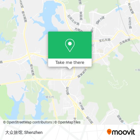 大众旅馆 map