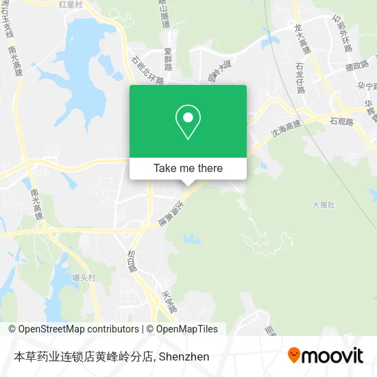 本草药业连锁店黄峰岭分店 map