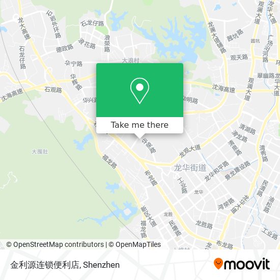 金利源连锁便利店 map