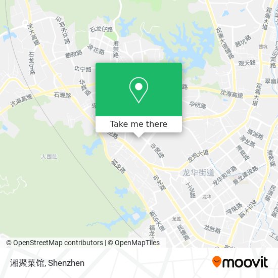 湘聚菜馆 map