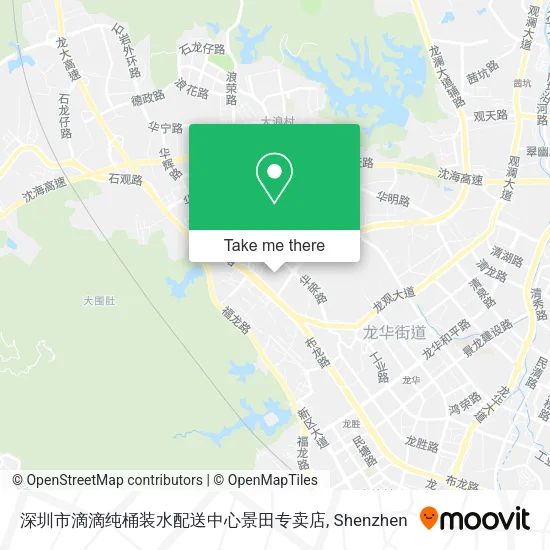 深圳市滴滴纯桶装水配送中心景田专卖店 map