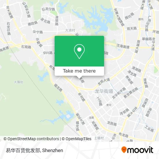 易华百货批发部 map