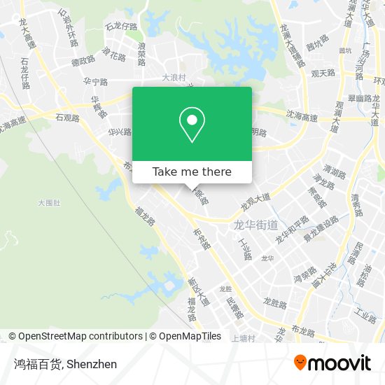 鸿福百货 map