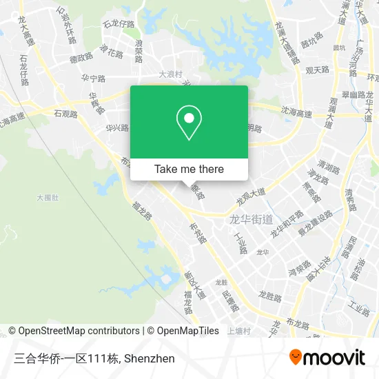 三合华侨-一区111栋 map