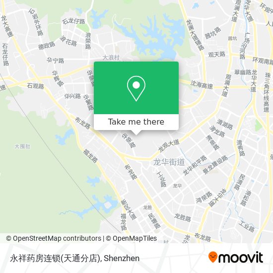 永祥药房连锁(天通分店) map