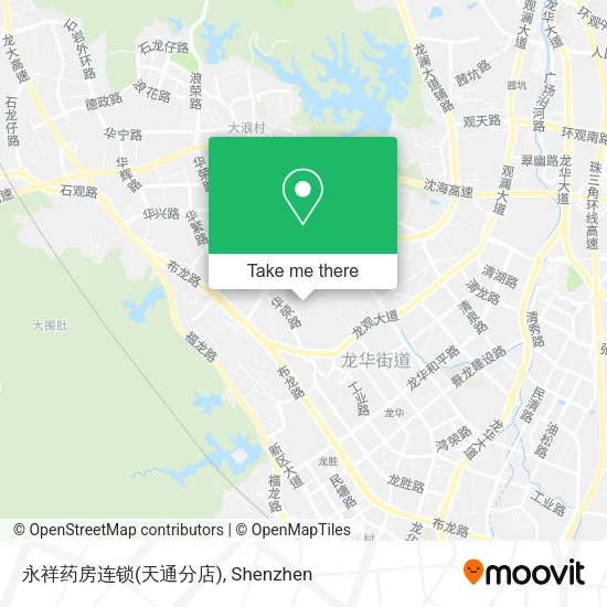 永祥药房连锁(天通分店) map