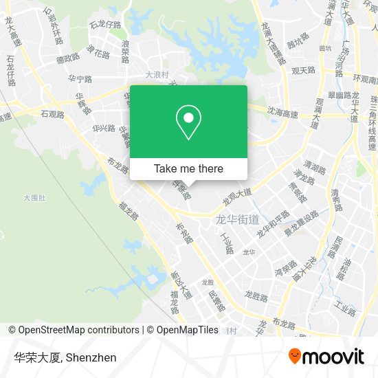 华荣大厦 map