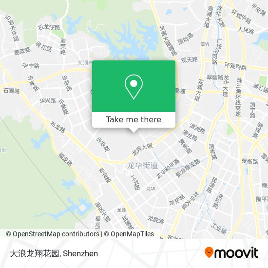 大浪龙翔花园 map