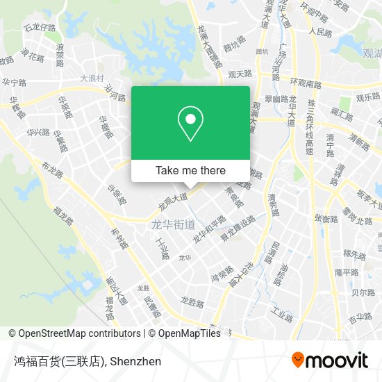 鸿福百货(三联店) map