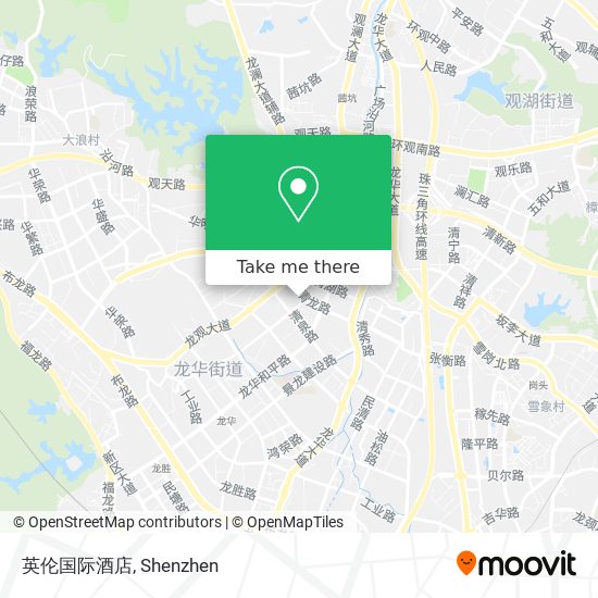 英伦国际酒店 map
