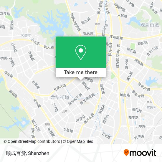 顺成百货 map